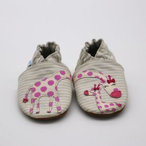 Robeez Baby Girls and Unisex Soft Soles Slip-Resistant Crib Shoes Slippers